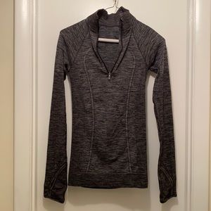 Gently Used: Lululemon Long Sleeve Half Zip Tech Top, Size 2 or 4